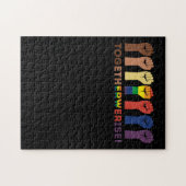 Gemeinsam verbessern wir Gleichheit und soziale Ge Puzzle (Horizontal)