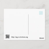 Gemeinsam verhindern wir Brutalität der Polizei Postkarte (Rückseite)