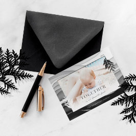 Gemeinsam zu Weihnachten Minimal Japandi Familie F