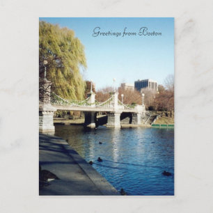 gemeinsame Brücke von Boston Postkarte