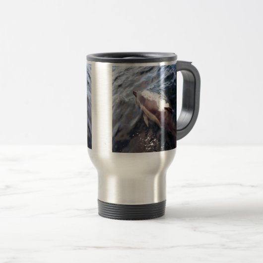 Gemeinsame Dolphin-Oberfläche Reisebecher (VorderseiteRechts)