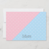 Gemeinsame Doppelgeburtstags-Party Einladung (Rückseite)