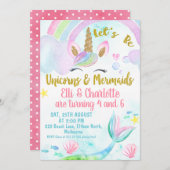 Gemeinsame Einladung von Mermaid und Unicorn zum G (Vorne/Hinten)