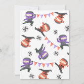 Gemeinsame Einladung von Ninja zum Geburtstag | Ka (Rückseite)