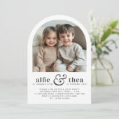 Gemeinsame Einladung zum Geburtstag (Stehend Vorderseite)