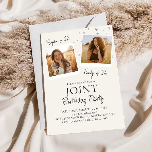 Gemeinsame Einladung zum Geburtstag-Foto