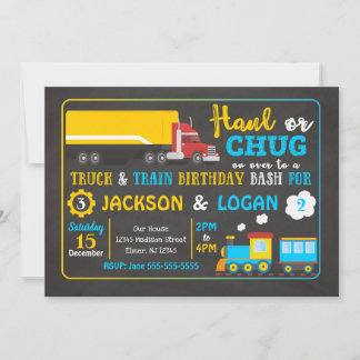 Gemeinsame Einladung zum Geburtstag von Semi Truck