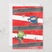 Gemeinsame Einladungen des Ninja-Kriegers zur Gebu (Rückseite)