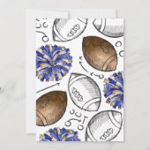 Gemeinsame Einladungen zum Fußball | Co-Ed (Rückseite)