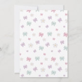 Gemeinsame Einladungspräsidentin zum Geburtstag. E Einladung (Rückseite)