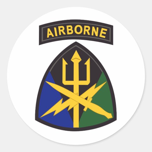 Gemeinsame Einsatzkommandos Runder Aufkleber (Vorderseite)