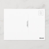 Gemeinsame Erinnerungen Postkarte (Rückseite)