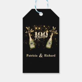 Gemeinsame Geburtstags-Doppelfeier Zweimal Spaß Geschenkanhänger