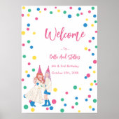 Gemeinsame Geburtstagsfeier der Pastel-Schwestern Poster (Vorne)