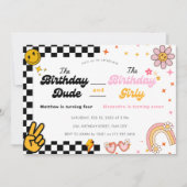 Gemeinsame Geburtstagsfeier Einladung (Vorderseite)