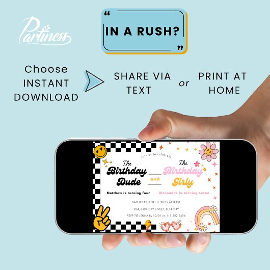 Gemeinsame Geburtstagsfeier Einladung