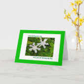 Gemeinsame Geburtstagskarte, Gröden Karte (Gelbe Blume)