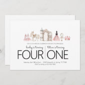 Gemeinsame Geburtstagspartei - Einladung zu Prince (Vorne/Hinten)