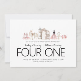 Gemeinsame Geburtstagspartei - Einladung zu Prince