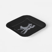 Gemeinsame Geburtstagspartei Erwachsene Silver Dan Pappteller (Gewinkelt)