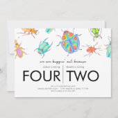 Gemeinsame Geburtstagsparty - Fehlerthema Einladung (Vorderseite)