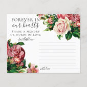 Gemeinsame Gedächtniskarte für die Beerdigung (Vorderseite)