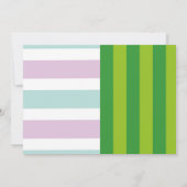 Gemeinsame gemeinsame Party Einladung von Unicorn (Rückseite)