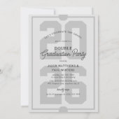 Gemeinsame Graduiertenfeier zum Abschluss Einladung (Rückseite)