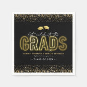 Gemeinsame Graduierungspartei 2025 Serviette (Vorderseite)