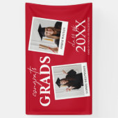 Gemeinsame Graduierungspartei | 2 Foto Banner (Vertikal)