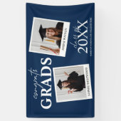 Gemeinsame Graduierungspartei | 2 Foto Banner (Vertikal)