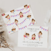 Gemeinsame Gymnastik Einladung zum Geburtstag