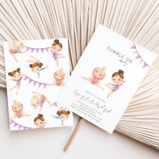 Gemeinsame Gymnastik Einladung zum Geburtstag