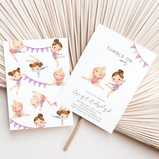 Gemeinsame Gymnastik Einladung zum Geburtstag