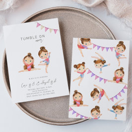 Gemeinsame Gymnastik Einladung zum Geburtstag