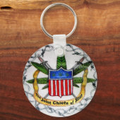 Gemeinsame Häuptlinge des Stash-Schlüsselanhängers Schlüsselanhänger (Vorderseite)