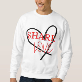 Gemeinsame Liebe Niedliche Positivgestaltung Sweatshirt