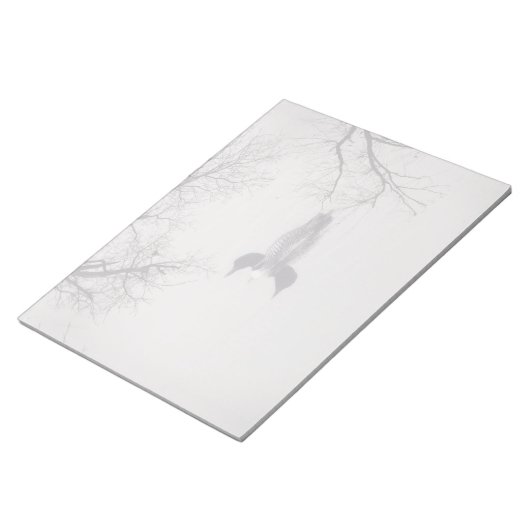 Gemeinsame Loon-Swims im Winter im Nordsee Notizblock (angewinkelt)