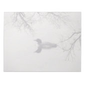Gemeinsame Loon-Swims im Winter im Nordsee Notizblock (Vorderseite)