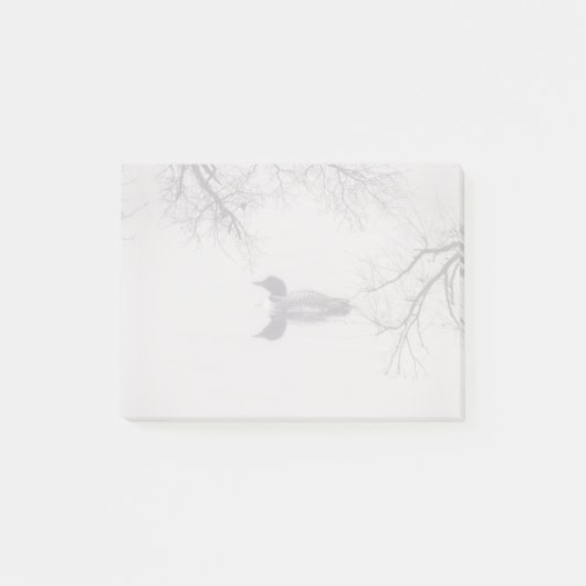 Gemeinsame Loon-Swims im Winter im Nordsee Post-it Klebezettel (Vorderseite)