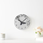 Gemeinsame Loon-Swims im Winter im Nordsee Runde Wanduhr (Zuhause)