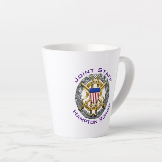 Gemeinsame Mitarbeiter - Hampton Road Latte Tasse (Rechte Ecke)
