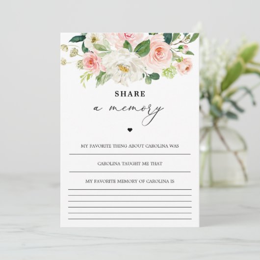 Gemeinsame Nutzung eines Gedächtnisses, Feiern von Dankeskarte (Stehend Vorderseite)