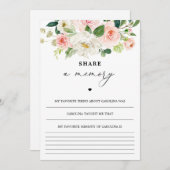 Gemeinsame Nutzung eines Gedächtnisses, Feiern von Dankeskarte (Vorne/Hinten)