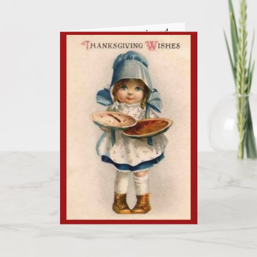 Gemeinsame Nutzung von Erntedank Feiertagskarte (Vorderseite)