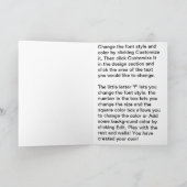 Gemeinsame Nutzung von Erntedank Feiertagskarte (Innenseite)