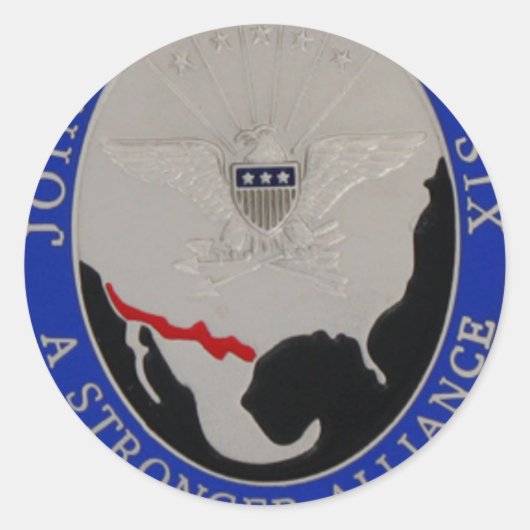 GEMEINSAME TASK FORCE 6 RUNDER AUFKLEBER (Vorderseite)