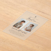 Gemeinsame Taufe 2 - Foto Acryleinladungen (Ablage )