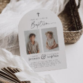 Gemeinsame Taufe 2 Foto Arch Einladung