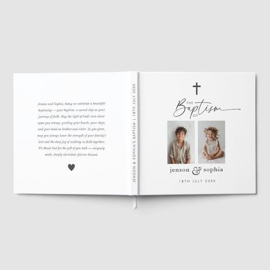 Gemeinsame Taufe 2 Foto Gästebuch (Voll)